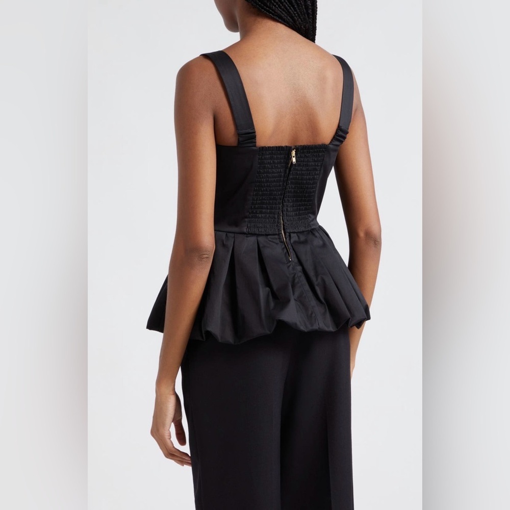 Cara Cara Claribelle Cutout Peplum Tank Top - Picture 2 of 8